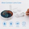 QWHJK Contact Lens Case,Dragon Art Print Plastic Contact Lens Case,contact Lens Care Box,ontact Lens Travel Box view 3