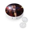 QWHJK Contact Lens Case,Karaoke Microphone Print Plastic Contact Lens Case,contact Lens Care Box,ontact Lens Travel Box view 1