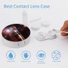 QWHJK Contact Lens Case,Karaoke Microphone Print Plastic Contact Lens Case,contact Lens Care Box,ontact Lens Travel Box view 3