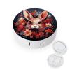 QWHJK Contact Lens Case,Easter Bunny Print Plastic Contact Lens Case,contact Lens Care Box,ontact Lens Travel Box view 1
