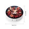 QWHJK Contact Lens Case,Easter Bunny Print Plastic Contact Lens Case,contact Lens Care Box,ontact Lens Travel Box view 2