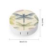 QWHJK Contact Lens Case,Dragonfly Drawing Print Plastic Contact Lens Case,contact Lens Care Box,ontact Lens Travel Box view 2