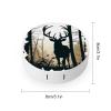 QWHJK Contact Lens Case,Deer Silhouette Print Plastic Contact Lens Case,contact Lens Care Box,ontact Lens Travel Box view 2
