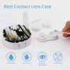 QWHJK Contact Lens Case,Deer Silhouette Print Plastic Contact Lens Case,contact Lens Care Box,ontact Lens Travel Box view 3
