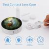 QWHJK Contact Lens Case,Deer Forest Print Plastic Contact Lens Case,contact Lens Care Box,ontact Lens Travel Box view 3