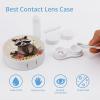 QWHJK Contact Lens Case,Raccoon Print Plastic Contact Lens Case,contact Lens Care Box,ontact Lens Travel Box view 3