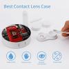 QWHJK Contact Lens Case,UK Retro London Telephone Print Plastic Contact Lens Case,contact Lens Care Box,ontact Lens Travel Box view 3