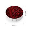 QWHJK Contact Lens Case,Red Leopard Pattern Print Plastic Contact Lens Case,contact Lens Care Box,ontact Lens Travel Box view 2
