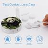 QWHJK Contact Lens Case,Cute Panda Print Plastic Contact Lens Case,contact Lens Care Box,ontact Lens Travel Box view 3