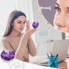 QWHJK Contact Lens Case,Purple Flower Butterflies Print Plastic Contact Lens Case,contact Lens Care Box,ontact Lens Travel Box view 4