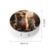 QWHJK Contact Lens Case,Dogs And Cats Print Plastic Contact Lens Case,contact Lens Care Box,ontact Lens Travel Box view 2