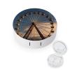 QWHJK Contact Lens Case,Ferris Wheel Print Plastic Contact Lens Case,contact Lens Care Box,ontact Lens Travel Box view 1