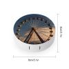 QWHJK Contact Lens Case,Ferris Wheel Print Plastic Contact Lens Case,contact Lens Care Box,ontact Lens Travel Box view 2