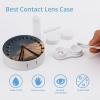 QWHJK Contact Lens Case,Ferris Wheel Print Plastic Contact Lens Case,contact Lens Care Box,ontact Lens Travel Box view 3