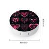 QWHJK Contact Lens Case,Different Designs of Heart Print Plastic Contact Lens Case,contact Lens Care Box,ontact Lens Travel Box view 2