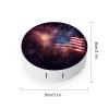 QWHJK Contact Lens Case,Firework American Flag Print Plastic Contact Lens Case,contact Lens Care Box,ontact Lens Travel Box view 2