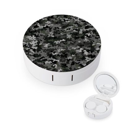 QWHJK Contact Lens Case,Digital Print Plastic Contact Lens Case,contact Lens Care Box,ontact Lens Travel Box