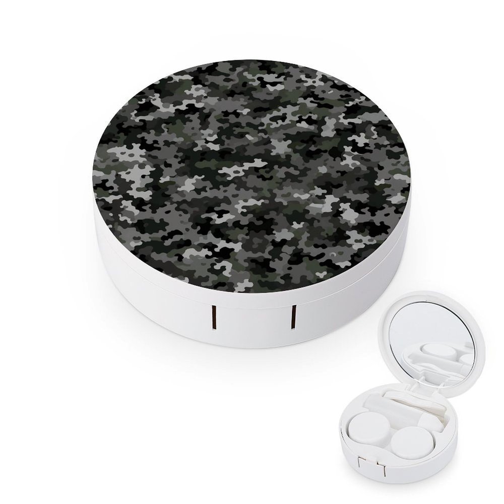 QWHJK Contact Lens Case,Digital Print Plastic Contact Lens Case,contact Lens Care Box,ontact Lens Travel Box