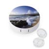QWHJK Contact Lens Case,Puerto Rico - Beach Print Plastic Contact Lens Case,contact Lens Care Box,ontact Lens Travel Box view 1