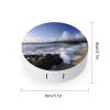 QWHJK Contact Lens Case,Puerto Rico - Beach Print Plastic Contact Lens Case,contact Lens Care Box,ontact Lens Travel Box view 2