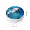 QWHJK Contact Lens Case,Dolphin with A Smile Print Plastic Contact Lens Case,contact Lens Care Box,ontact Lens Travel Box view 2