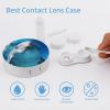 QWHJK Contact Lens Case,Dolphin with A Smile Print Plastic Contact Lens Case,contact Lens Care Box,ontact Lens Travel Box view 3
