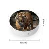QWHJK Contact Lens Case,Malayan Tiger Print Plastic Contact Lens Case,contact Lens Care Box,ontact Lens Travel Box view 2