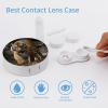 QWHJK Contact Lens Case,Malayan Tiger Print Plastic Contact Lens Case,contact Lens Care Box,ontact Lens Travel Box view 3