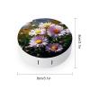 QWHJK Contact Lens Case,Daisy Plants Print Plastic Contact Lens Case,contact Lens Care Box,ontact Lens Travel Box view 2