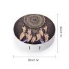 QWHJK Contact Lens Case,Dream Catcher Print Plastic Contact Lens Case,contact Lens Care Box,ontact Lens Travel Box view 2