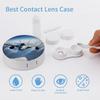 QWHJK Contact Lens Case,Flying Airplane Print Plastic Contact Lens Case,contact Lens Care Box,ontact Lens Travel Box view 3