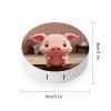 QWHJK Contact Lens Case,Cute Pig Print Plastic Contact Lens Case,contact Lens Care Box,ontact Lens Travel Box view 2