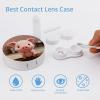 QWHJK Contact Lens Case,Cute Pig Print Plastic Contact Lens Case,contact Lens Care Box,ontact Lens Travel Box view 3