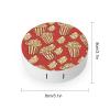 QWHJK Contact Lens Case,Popcorn Print Print Plastic Contact Lens Case,contact Lens Care Box,ontact Lens Travel Box view 2