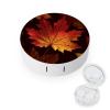 QWHJK Contact Lens Case,Fall Autumn Leaves Print Plastic Contact Lens Case,contact Lens Care Box,ontact Lens Travel Box view 1