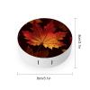 QWHJK Contact Lens Case,Fall Autumn Leaves Print Plastic Contact Lens Case,contact Lens Care Box,ontact Lens Travel Box view 2
