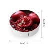 QWHJK Contact Lens Case,Pomegranate Fruit Print Plastic Contact Lens Case,contact Lens Care Box,ontact Lens Travel Box view 2
