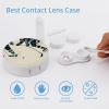 QWHJK Contact Lens Case,Ice Hockey Pattern Print Plastic Contact Lens Case,contact Lens Care Box,ontact Lens Travel Box view 3