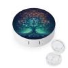 QWHJK Contact Lens Case,Digital Tree of Life Icon Print Plastic Contact Lens Case,contact Lens Care Box,ontact Lens Travel Box view 1