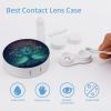 QWHJK Contact Lens Case,Digital Tree of Life Icon Print Plastic Contact Lens Case,contact Lens Care Box,ontact Lens Travel Box view 3