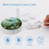 QWHJK Contact Lens Case,Dragonflies in Flight Print Plastic Contact Lens Case,contact Lens Care Box,ontact Lens Travel Box view 3
