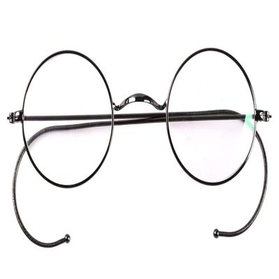 Agstum Blue Light Blocking Reading Glasses, Small Round Wire Rim Readers for Computer Use Anti-Glare Cut UV400 (Gunmetal / 43mm Size, 1.75 x)