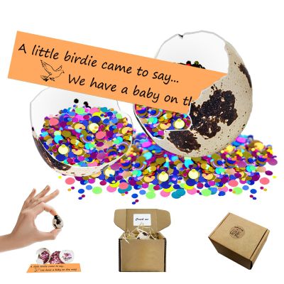 1DFAUL Surprise Quail Egg Pregnancy Announcements, Funny Baby Announcements Ideas Gifts, Quail Eggs Perfect for Grandparents Future Dad,or Friends