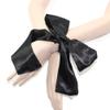 Black Silk Satin Eye Mask Adjustable Blindfold Soft Satin Eye Covers Long Ribbon Sexy Costume Accessories for Sleeping Relax view 3