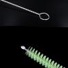 10 Pcs Nylon Pipe Tube Cleaning Brush Sippy Cup Brush Cleaner Extra Long Straw Cleaner Brush for Glass Metal Straw Green view 4