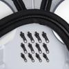12 Pcs Black Fix Zip Puller -3 Sizes Zip Slider Repair Kit -Zipper Set for Jacket,Luggage,Backpacks Practical Accessories Travel -Kit Fix Black Zipper Rescue view 4