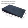 Threshold Ramp Wheelchair Ramp Heavy Duty Rubber Threshold Ramp Non-Slip Ramps for Driveway Loading Docks Scooter Ramp Kerb Ramps Anti-Slip (One Color 50 * 80 * 12cm) view 3