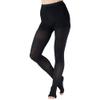 ABSOLUTE SUPPORT Opaque Compression Pantyhose for Women 20-30mmHg - Graduated Compression Tights with Open Toe for Varicose Veins Circulation, Pregnancy, Edema, Leg Pain - Black, 4X-Large - A214BL7 view 1