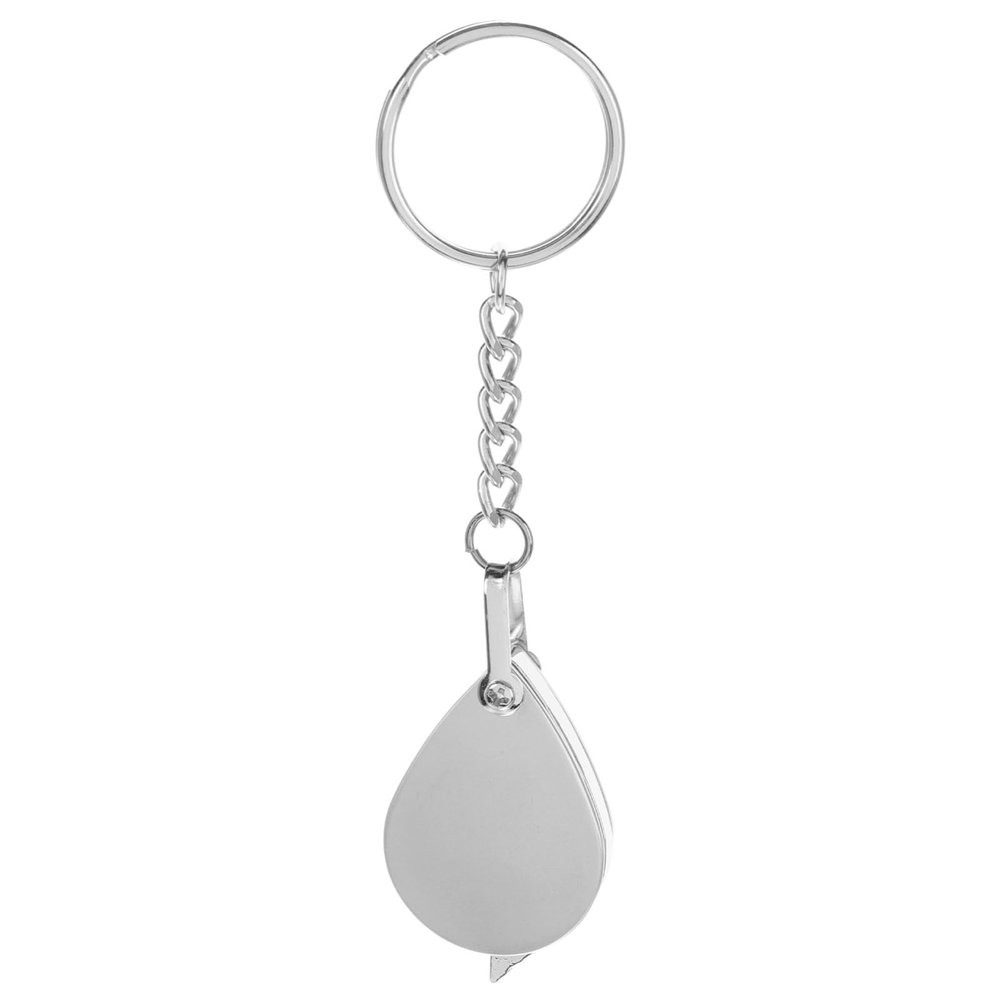 OHPHCALL Pocket Folding Glass Keychain Optical Glass Lens for Boys and Girls and Adults Lightweight and Portable Magnifier for Reading Jewelry and Stamps
