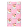 100Pcs Pink Christmas Paper Napkins Santa Claus Disposable Guest Towel Napkins Xmas Holiday Snowflakes Dinner Hand Napkin for Winter New Year Party Tableware Supplies view 1